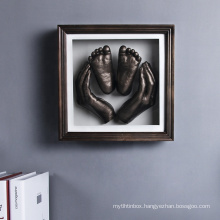 High Quality wood Commemorative Handprints and Footprints picture photo Frame